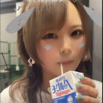 【SKE48】差し入れのヨーグルッペを飲む竹内ななみが可愛い！