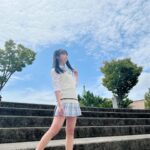 【SKE48】平野百菜「夏っぽい制服衣装が、お気に入りです。。」