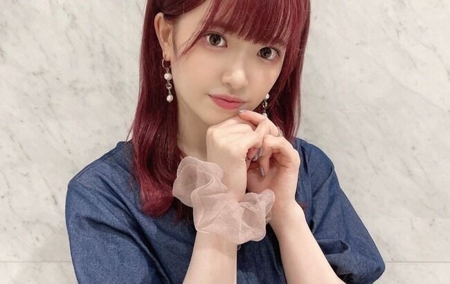【AKB48】武藤小麟さん、髪色をピンクに染める！！！