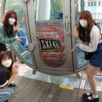 【SKE48】青海ひな乃、赤堀君江、鈴木愛菜がご搭乗にラッピング＆記念搭乗券にサインも！！