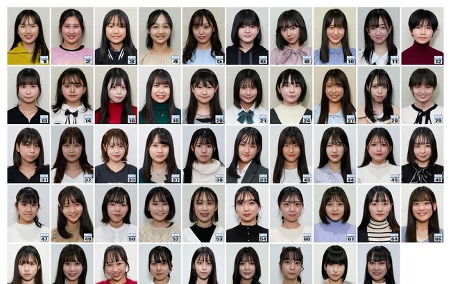 STU48 第3期生オーディション 受験生の顔写真が公開される！！（SHOWROOM部門）
