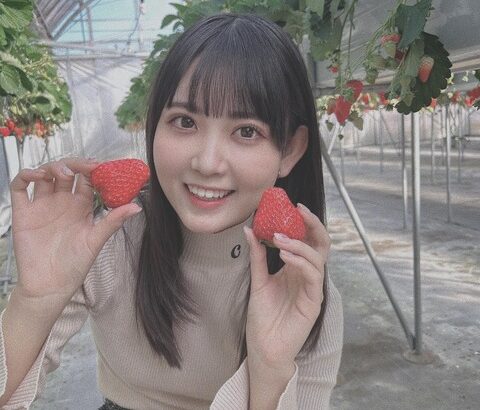 【SKE48】伊藤実希が家族でいちご狩り行くもいちごに目が行きません…