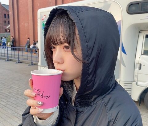 【SKE48】ホットチョコレートを飲む坂本真凛がただただかわいい…