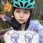 【SKE48】荒野姫楓「5月(自転車月間)1日(頭)という事で 今日は #自転車ヘルメットの日 ！」