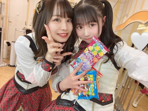 【SKE48】平野百菜「おしりんさんがお菓子いっぱいくれたのーーーー」