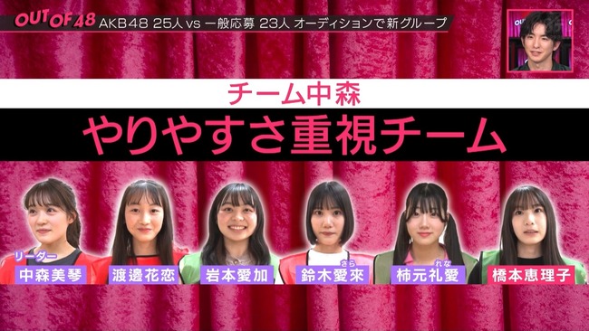 【AKB48】17期橋本恵理子がOO48課題曲覚えていないしチームで孤立する？【OUT OF 48・研究生えりちゃん】