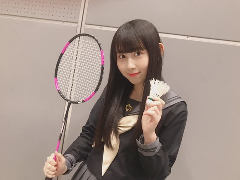 【SKE48】井上瑠夏ちゃんはいつも可愛い格好でガチミントンやってて、見てるだけで楽しかった