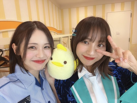 【SKE48】佐藤佳穂と日高優月の2ショットが可愛い！