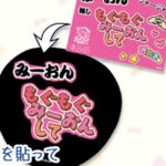 AKB48劇場で使用禁止のデコうちわ作成キット発売