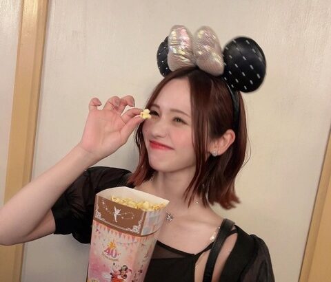 SKE48佐藤佳穂推しと食べるポップコーン世界一ｶﾜｲｲ