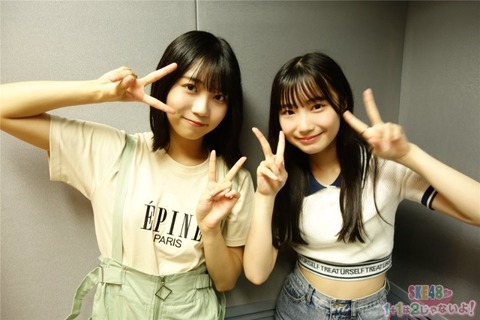 SKE48倉島杏実と中坂美祐はLJKかあみちゃん若い頃は子供だったのになあ