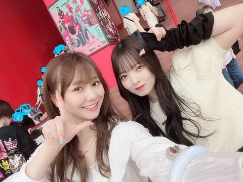 【元SKE48】宮澤佐江「慈子と悠妃ちゃんが観劇してくれました 二人とも可愛い！！！！嬉しかったなぁ、。」