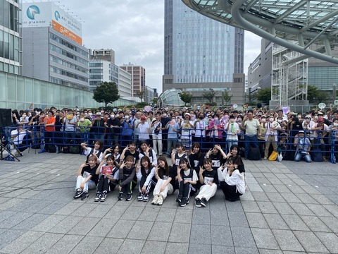 #SKE48ファン合同稽古 に大勢のファンが集まる