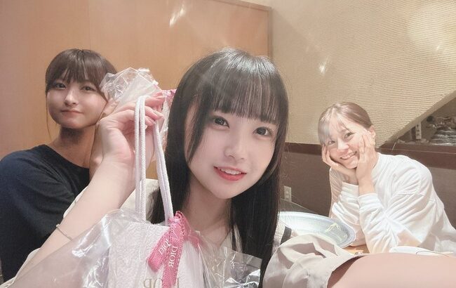 【元AKB48】佐藤美波、島田晴香、本間麻衣の3人で食事をする【さとみな・はるぅ・まいちゃん】