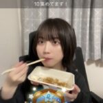 昨日のAKB48のお弁当が「てんや」の天丼【山田杏華きょうかたむ】