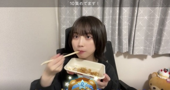 昨日のAKB48のお弁当が「てんや」の天丼【山田杏華きょうかたむ】