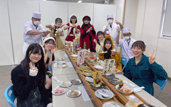 【AKB48】下口ひななさん、ケータリングのお寿司を15貫食べる！！！