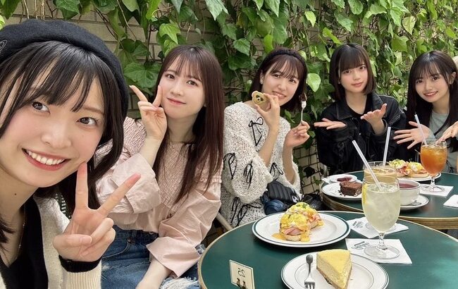 【AKB48】下尾みうちゃんが19期研究生らとカフェに行く【#川村結衣 #花田藍衣】