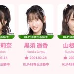 AKB48メンバー一覧に名を残し続けるKLP48の3名、もしかしたら戻ってこれるんじゃない？【行天優莉奈・黒須遥香・山根涼羽】