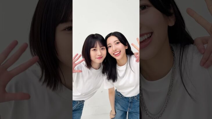 日向坂46 12thシングル「#絶対的第六感」 #髙橋未来虹 & #小西夏菜実 のミュージックビデオダンスVer.を公開しちゃいます🌈🐺🩵 #日向坂46_絶対的第六感 #日向坂46