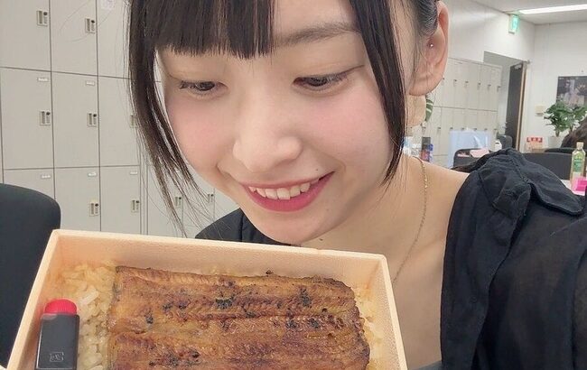 昨日のAKB48のお弁当です【鰻重・うなぎ弁当】