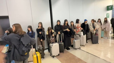 【櫻坂46】生中継された韓国到着の様子、現地である混乱が起きていた…