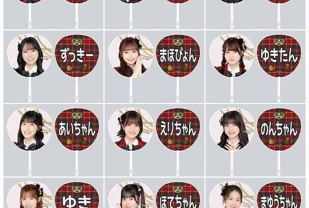 【画像】「推しBIGうちわ 2025」のデザインがこちらです【AKB48】