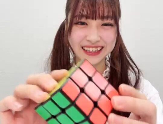 【AKB48】橋本陽菜さん、ルービックキューブ6面揃えてしまうｗｗｗｗｗ【はるぴょん】