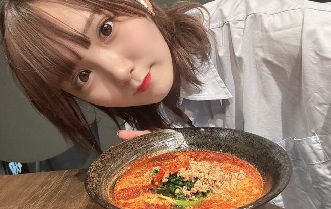 田口愛佳さん、地獄の担々麺を食する【AKB48】