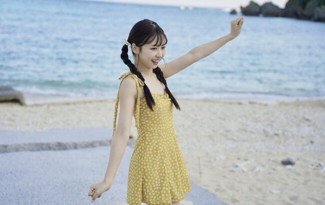 【AKB48】はるぴょんの最新水着ショット【橋本陽菜】