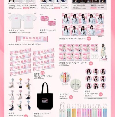 【櫻坂四期生】生写真をよく見ると…『新参者 二〇二五』新グッズ公開！！！