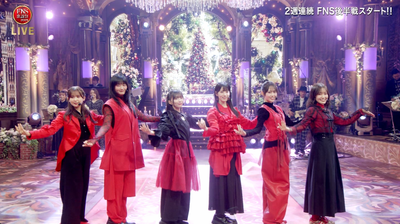 【櫻坂46】意外な人選！？『すてきなホリデイ』パフォーマンスの模様がこちら！【2025 FNS歌謡祭】