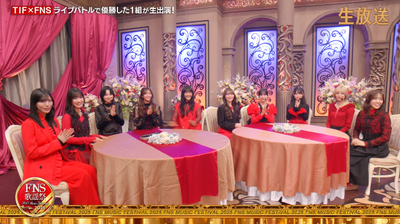 櫻坂46メンバー『FNS歌謡祭』円卓に姿が！！！