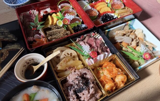 【AKB48】布袋家の豪華なおせち料理をご覧ください【布袋百椛】