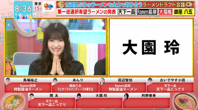 【櫻坂46】大園玲×的野美青、ラーメンドラフト会議でまさかの結果に…!!【ラヴィット!】