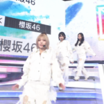 櫻坂46、白新衣装でMステ階段降りに登場！！！