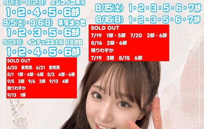 【朗報】ずっきーついにフル完売確実に？【AKB48 68thシングル 山内瑞葵】