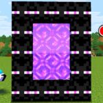 【マイクラ】MOBネザーゲートの中に入るとどうなる？【マインクラフト 】【まいくら】