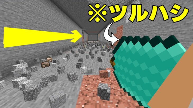 チートツルハシでダイヤ採掘したらまさかの結果に・・・【マイクラ】