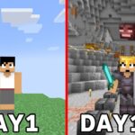 【100days】３回死んだら終わりの世界でサバイバル【マイクラ】【カズクラ2022】