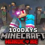 最強のゾンビだらけの世界で100日ハードコアサバイバル【 マイクラ / マインクラフト 】