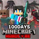 寄生された世界で100日ハードコアサバイバル【 マイクラ / マインクラフト 】