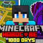 1000日間ハードコアサバイバルをやってみた結果 part1【1000days】【 マイクラ / マインクラフト 】