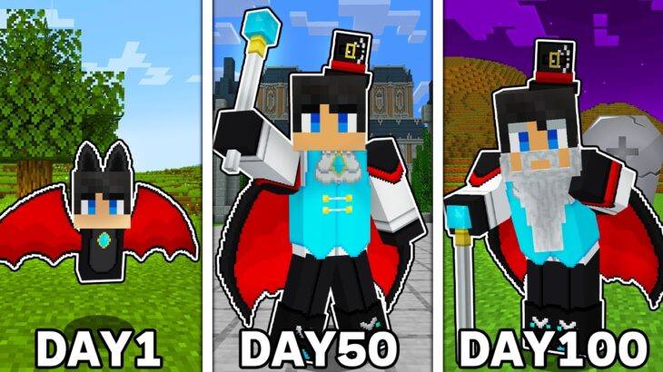 吸血鬼に変身して100日間生き残るマインクラフト【 マイクラ / マインクラフト 】