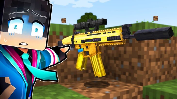 ブロックから最強の銃が出るマインクラフトがすごかった【 マイクラ / マインクラフト 】