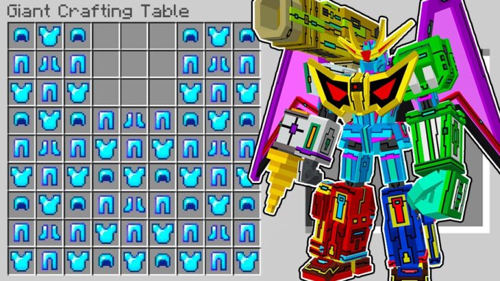 進化しすぎた最強ロボットで戦うマインクラフト【 マイクラ / マインクラフト 】