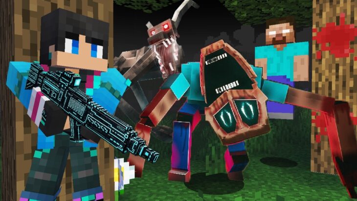 最強銃VS大量の化け物　どっちが強い？？？？【 マイクラ / マインクラフト 】