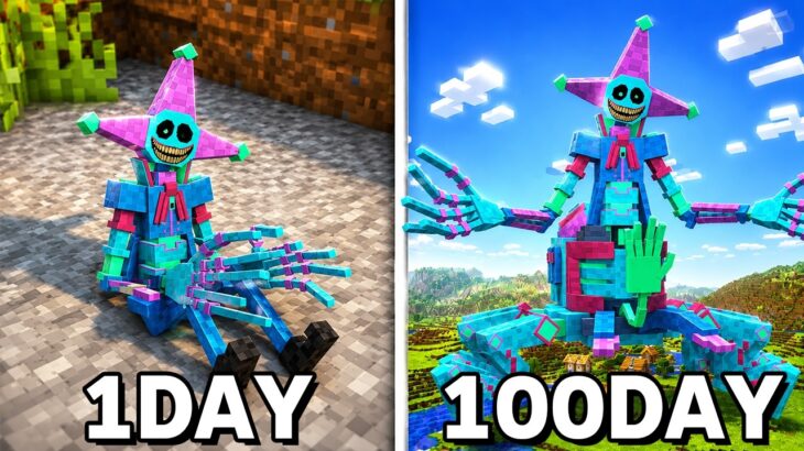 100日間ポピープレイタイムのキャラに変身して生き残る【 マイクラ / マインクラフト 】