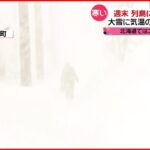 【寒い！】最強クラスの寒波 北海道では事故相次ぐ
