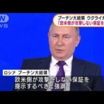 プーチン大統領「欧米が攻撃しない保証をすべき」(2021年12月24日)